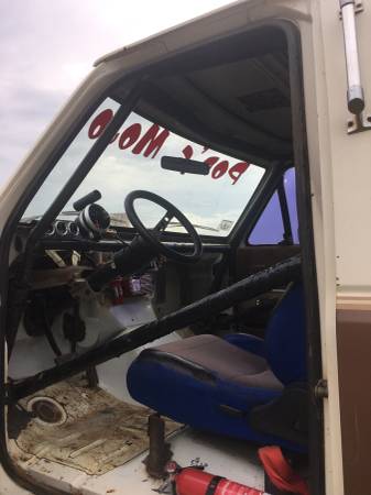 monster truck interior